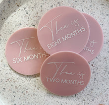 Load image into Gallery viewer, Acrylic Milestone Disks