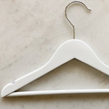 Load image into Gallery viewer, Personalised White Childrens Coathanger
