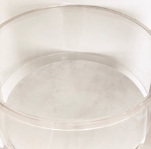 Load image into Gallery viewer, Clear Round Acrylic Christening Box