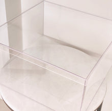 Load image into Gallery viewer, Clear Square Acrylic Christening Box