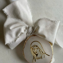 Load image into Gallery viewer, Classic White Palm Sunday Candle