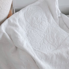 Load image into Gallery viewer, Our Lady Embroidered Blanket and Keepsake Box
