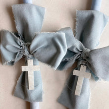 Load image into Gallery viewer, Classic Blue Palm Sunday Candle

