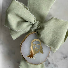 Load image into Gallery viewer, Classic Green Palm Sunday Candle
