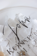 Load image into Gallery viewer, Clear Round Acrylic Christening Box
