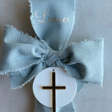 Load image into Gallery viewer, Classic Blue Palm Sunday Candle
