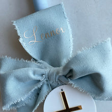 Load image into Gallery viewer, Classic Blue Palm Sunday Candle
